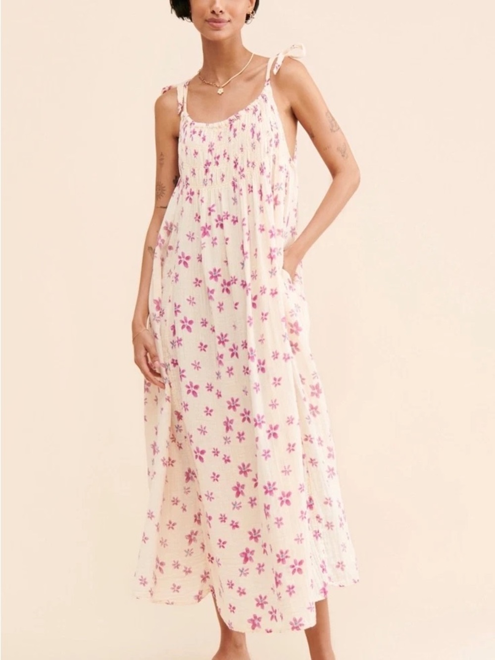 Free People Azure Midi Dress Size X-small